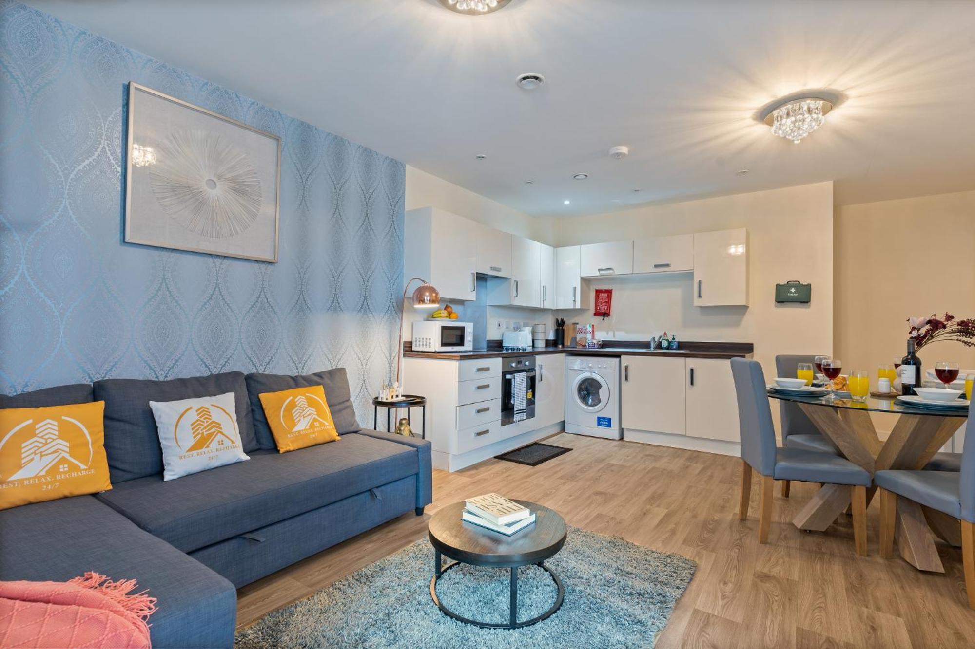 247 Serviced Accommodation In Telford 2 Bedroom Apartment Exterior foto